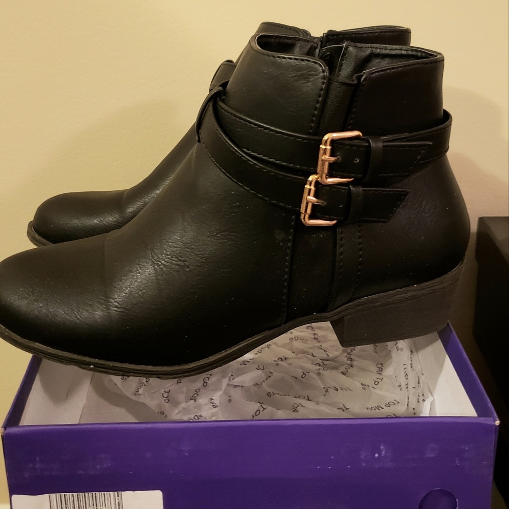 Black Low Key Booties